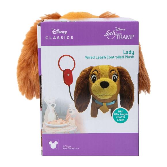 🔥Lady and The Tramp Disney Tramp Wired Leash Controlled Plush BNWT💥 - Picture 4 of 4